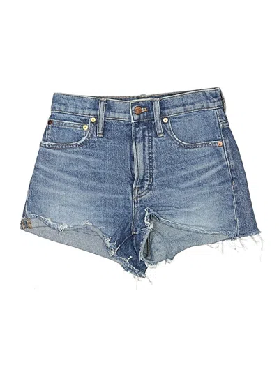 Pre-owned Madewell Denim Shorts In Blue