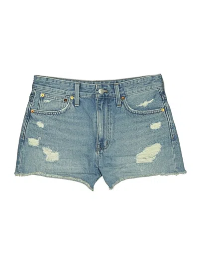 Pre-owned Madewell Denim Shorts In Blue