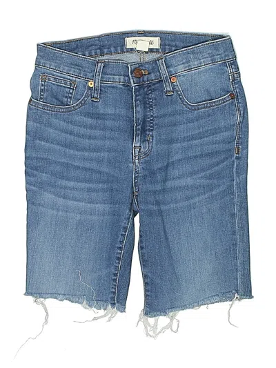 Pre-owned Madewell Denim Shorts In Blue