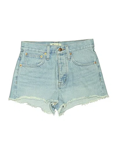 Pre-owned Madewell Denim Shorts In Blue
