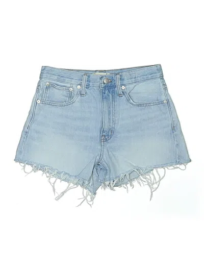 Pre-owned Madewell Denim Shorts In Blue