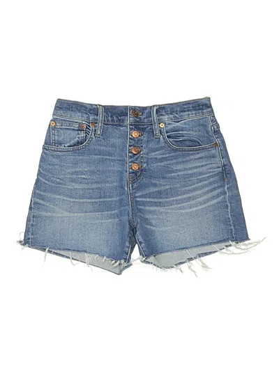 Pre-owned Madewell Denim Shorts In Blue