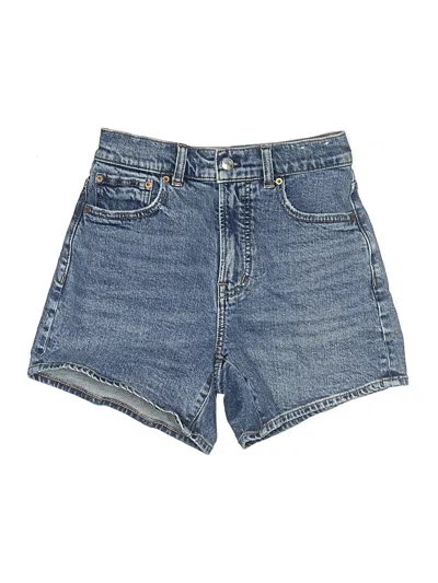 Pre-owned Madewell Denim Shorts In Blue