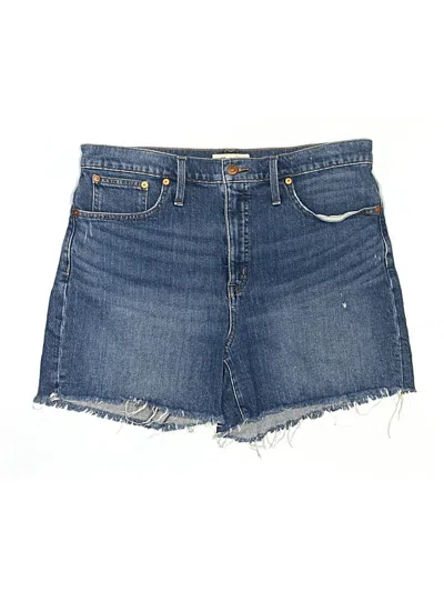 Pre-owned Madewell Denim Shorts In Blue