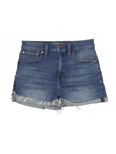 Pre-owned Madewell Denim Shorts In Blue