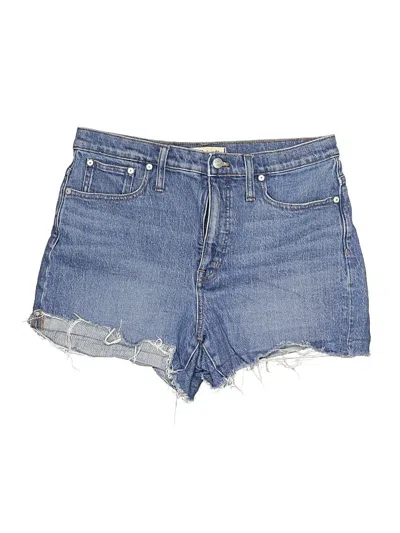Pre-owned Madewell Denim Shorts In Blue