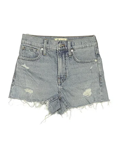 Pre-owned Madewell Denim Shorts In Blue