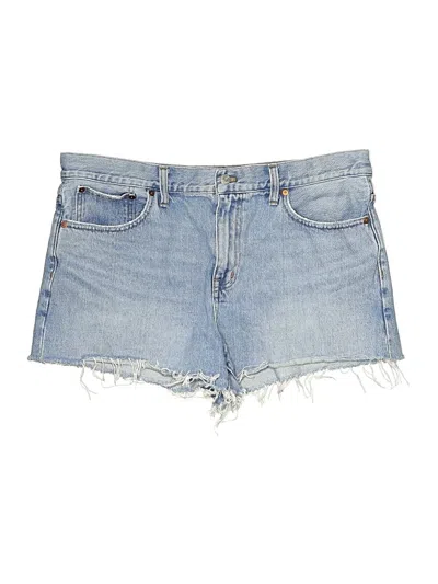 Pre-owned Madewell Denim Shorts In Blue