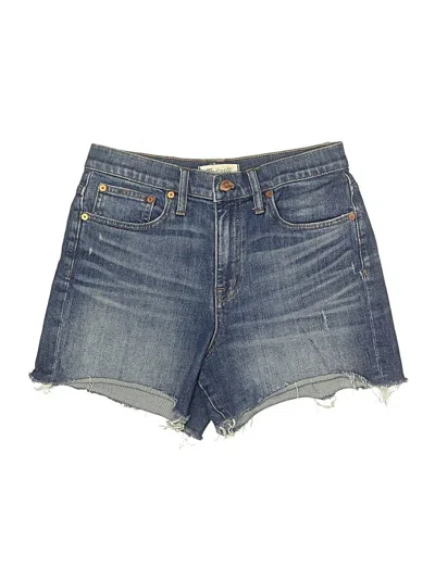 Pre-owned Madewell Denim Shorts In Blue