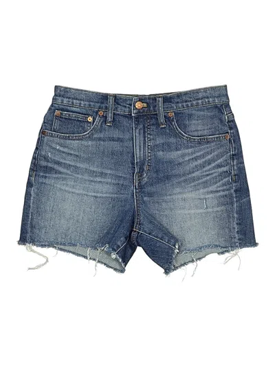 Pre-owned Madewell Denim Shorts In Blue
