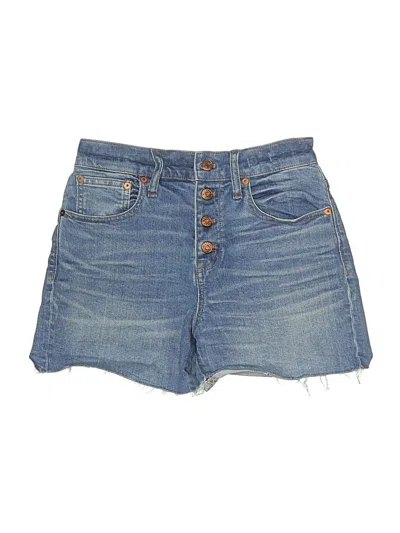 Pre-owned Madewell Denim Shorts In Blue