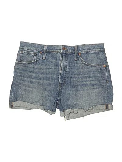 Pre-owned Madewell Denim Shorts In Blue