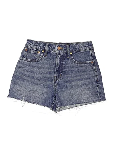 Pre-owned Madewell Denim Shorts In Blue