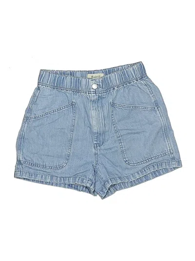 Pre-owned Madewell Denim Shorts In Blue