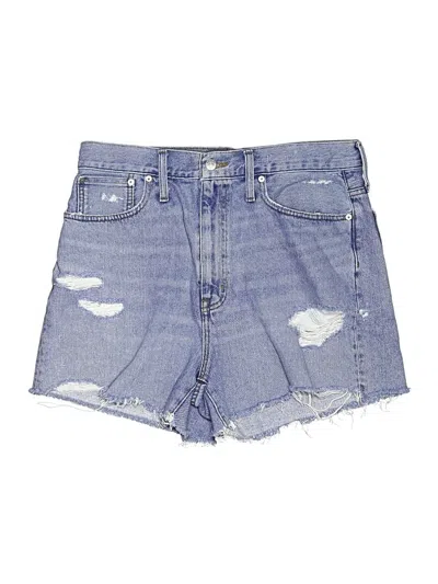 Pre-owned Madewell Denim Shorts In Blue
