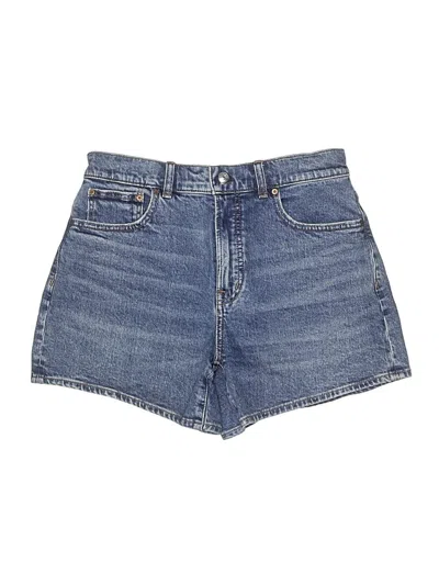 Pre-owned Madewell Denim Shorts In Blue
