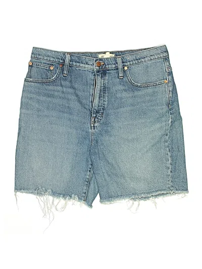 Pre-owned Madewell Denim Shorts In Blue