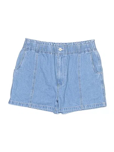 Pre-owned Madewell Denim Shorts In Blue