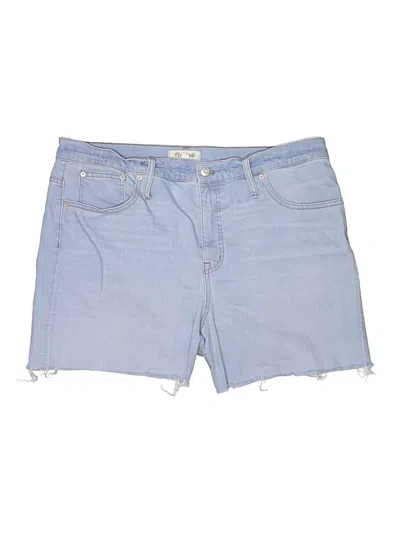 Pre-owned Madewell Denim Shorts In Blue