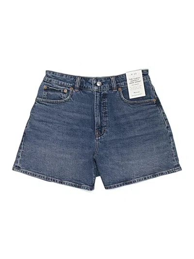 Pre-owned Madewell Denim Shorts In Blue