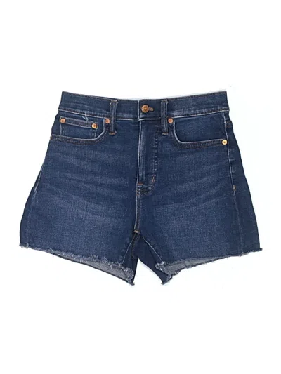 Pre-owned Madewell Denim Shorts In Blue