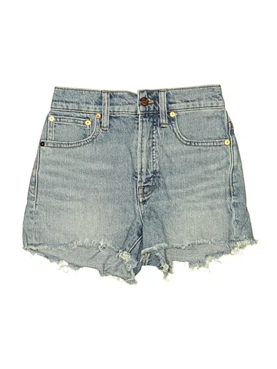 Pre-owned Madewell Denim Shorts In Blue