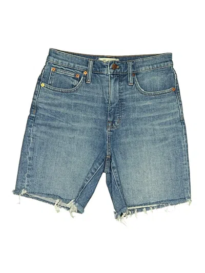 Pre-owned Madewell Denim Shorts In Blue