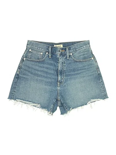 Pre-owned Madewell Denim Shorts In Blue