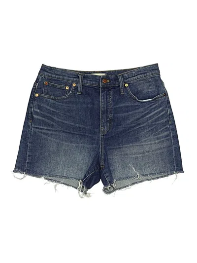 Pre-owned Madewell Denim Shorts In Blue