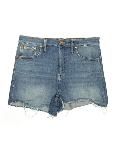 Pre-owned Madewell Denim Shorts In Blue