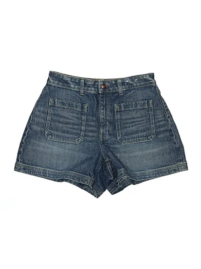 Pre-owned Madewell Denim Shorts In Blue