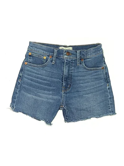 Pre-owned Madewell Denim Shorts In Blue