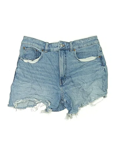 Pre-owned Madewell Denim Shorts In Blue