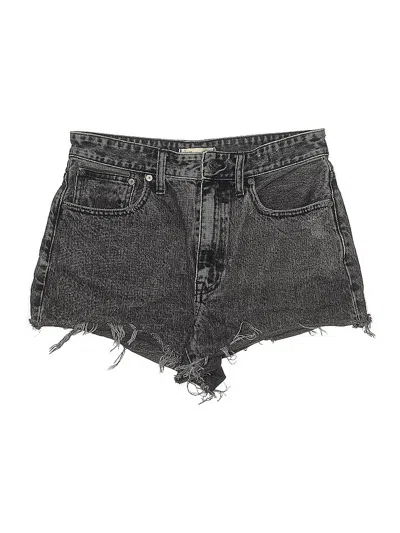 Pre-owned Madewell Denim Shorts In Gray