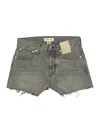 Madewell Denim Shorts In Gray