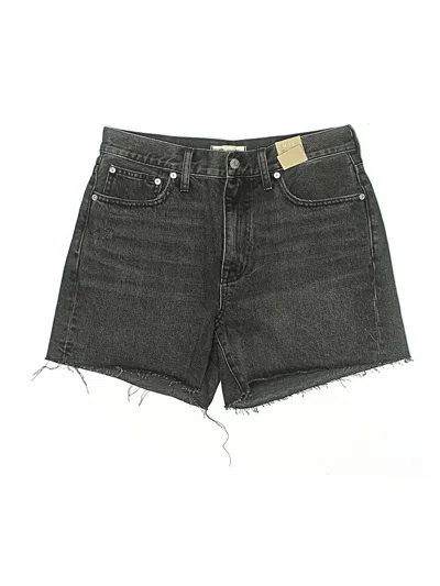 Madewell Denim Shorts In Gray