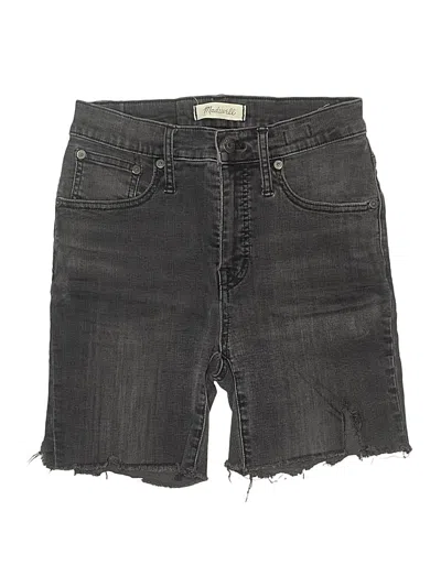 Pre-owned Madewell Denim Shorts In Gray