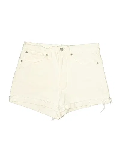 Pre-owned Madewell Denim Shorts In Ivory