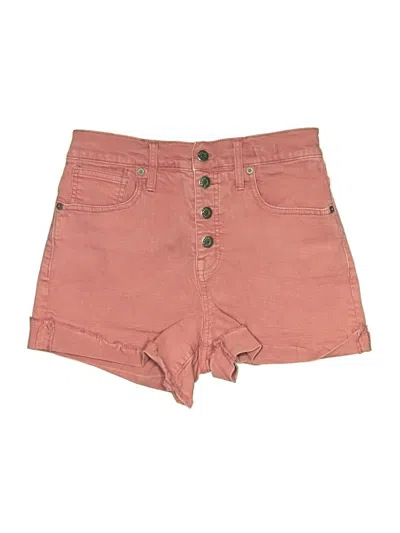 Pre-owned Madewell Denim Shorts In Pink