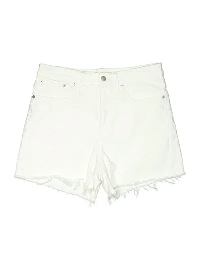 Pre-owned Madewell Denim Shorts In White