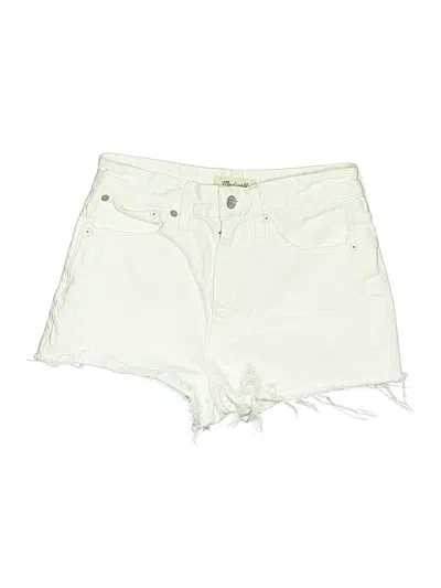 Pre-owned Madewell Denim Shorts In White