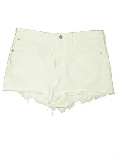Pre-owned Madewell Denim Shorts In White