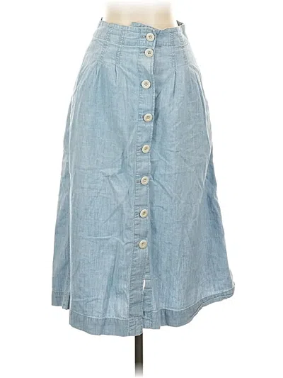 Pre-owned Madewell Denim Skirt In Blue