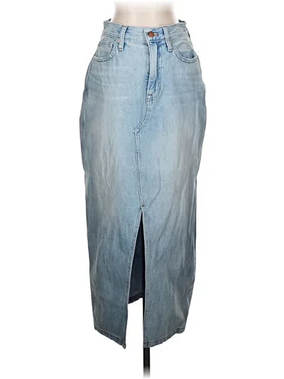Pre-owned Madewell Denim Skirt In Blue