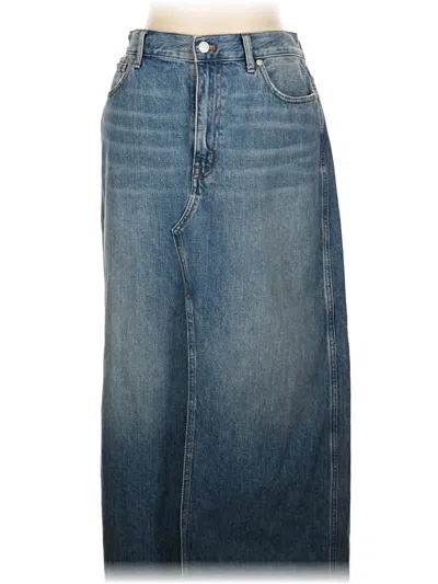 Pre-owned Madewell Denim Skirt In Blue