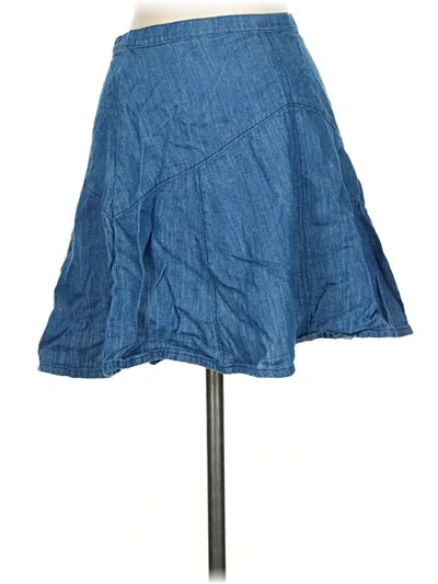 Pre-owned Madewell Denim Skirt In Blue