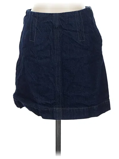 Pre-owned Madewell Denim Skirt In Blue