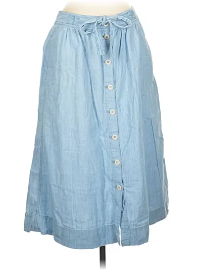 Pre-owned Madewell Denim Skirt In Blue