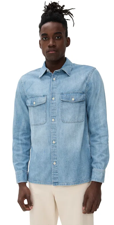 Madewell Denim Station Shirt In Jules Kaihara Jules Wash