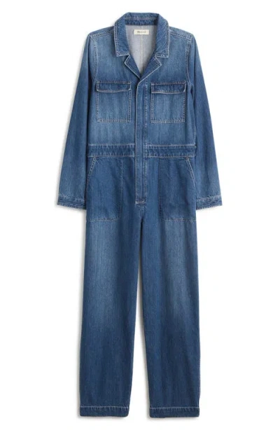 Madewell Denim Utility Coveralls In Dewitt Wash